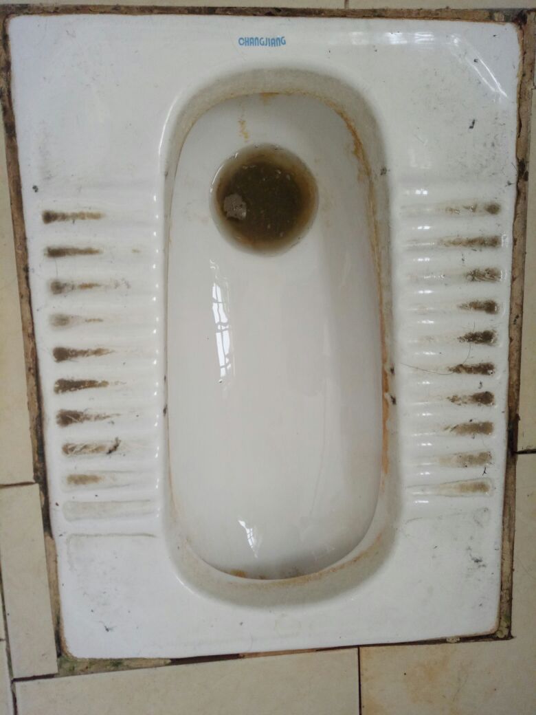 厕所堵塞,水可以漏下去,但是不通畅,漏的很慢